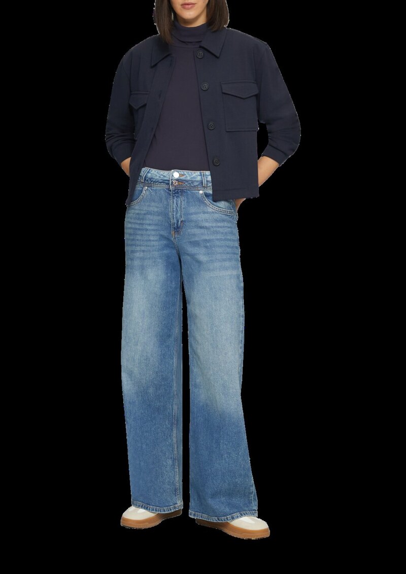 Elastisches Langarmshirt mit Rollkragen