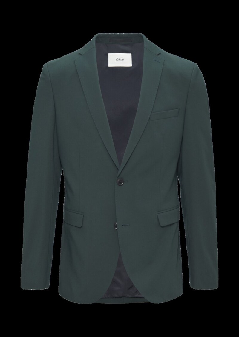 s.O PURE: Superelastisches Anzugsakko in Wolloptik