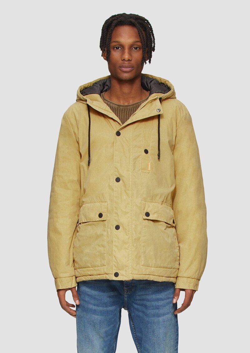 Wattierte Jacke mit Coating