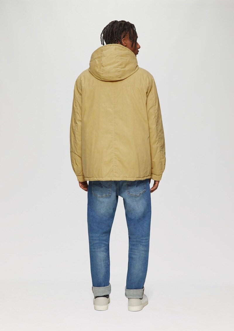 Wattierte Jacke mit Coating