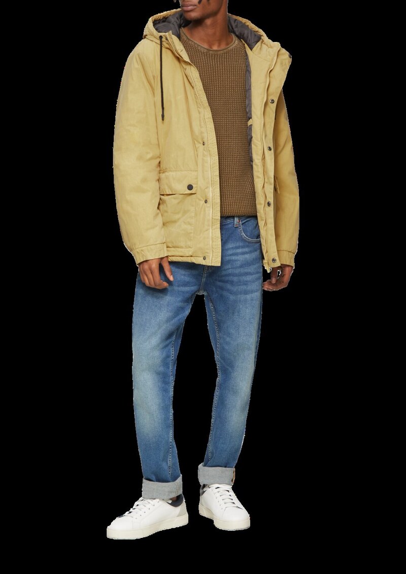 Wattierte Jacke mit Coating