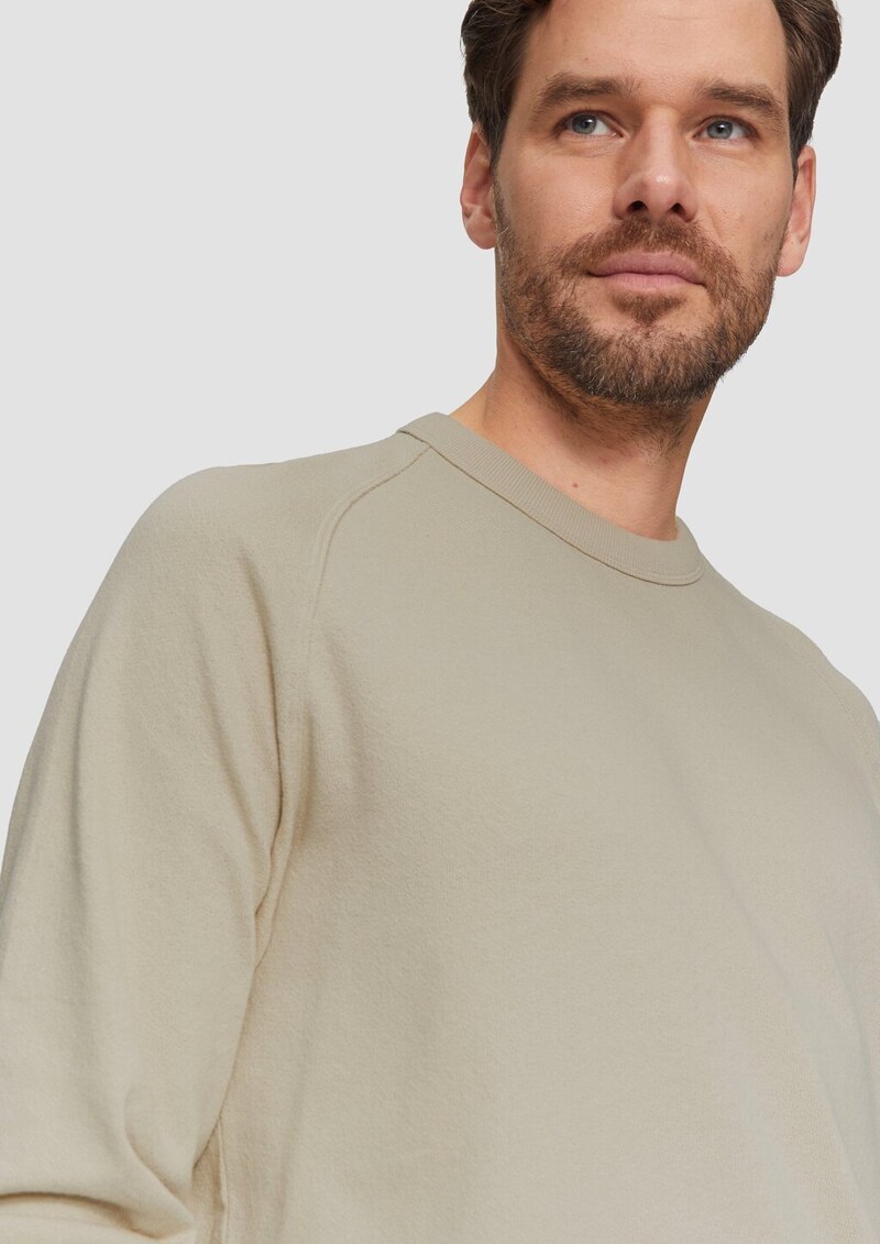 Leichtes Sweatshirt mit Crewneck und Raglanärmeln