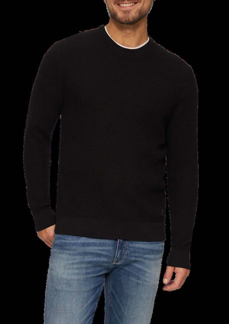 Strickpullover mit Musterstruktur