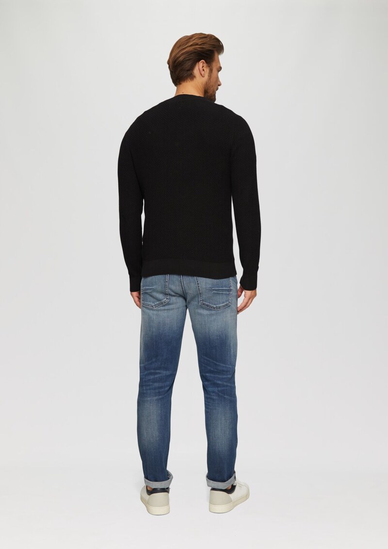 Strickpullover mit Musterstruktur