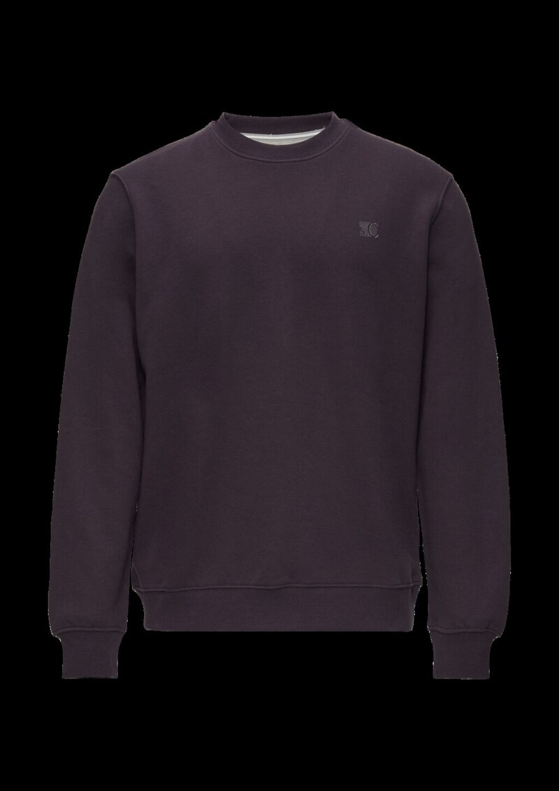 Sweatshirt aus Baumwollmix mit Logo-Detail
