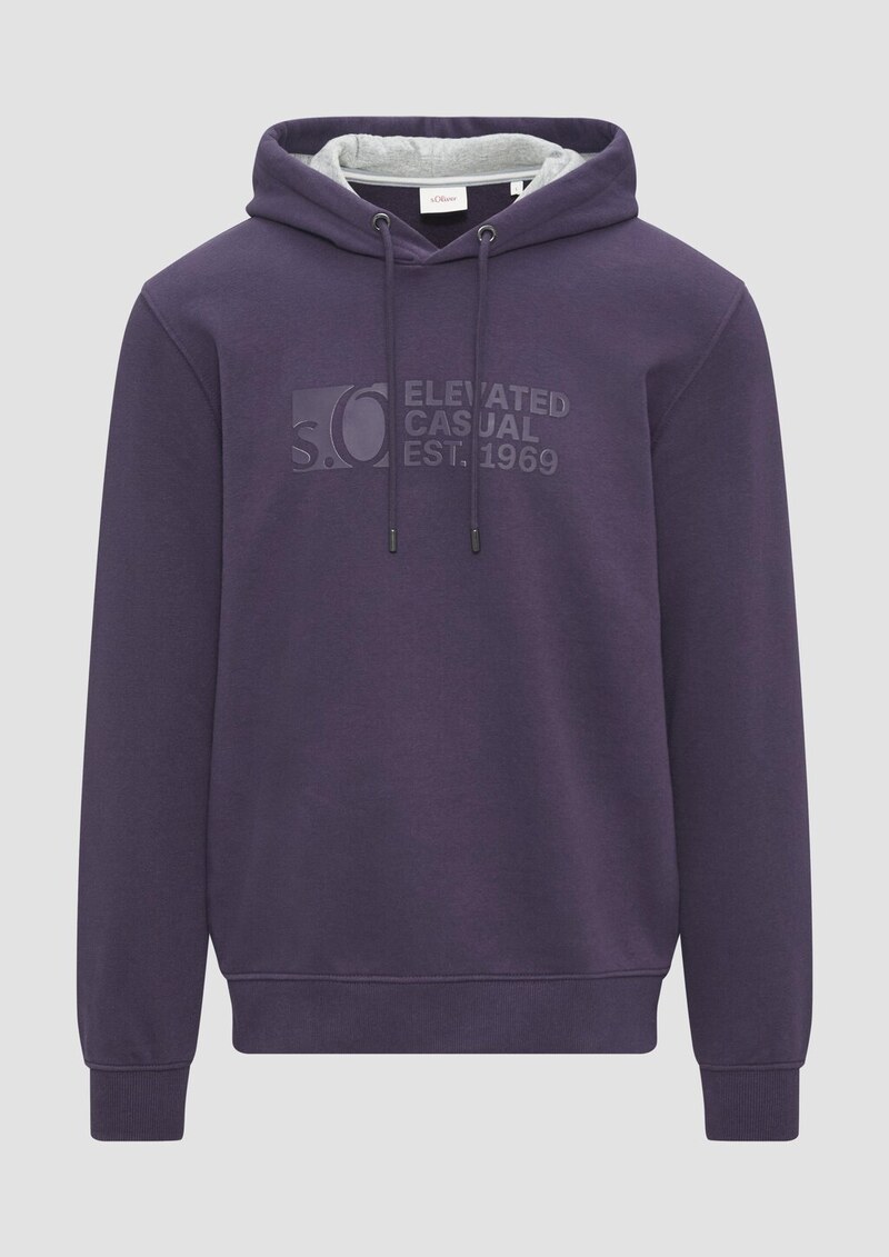 Hoodie mit Logo-Print