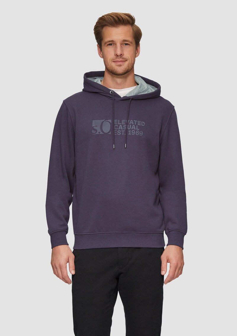 Hoodie mit Logo-Print
