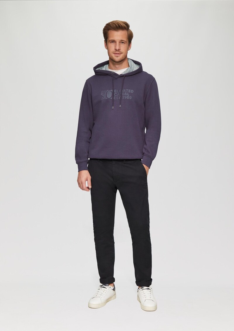 Hoodie mit Logo-Print