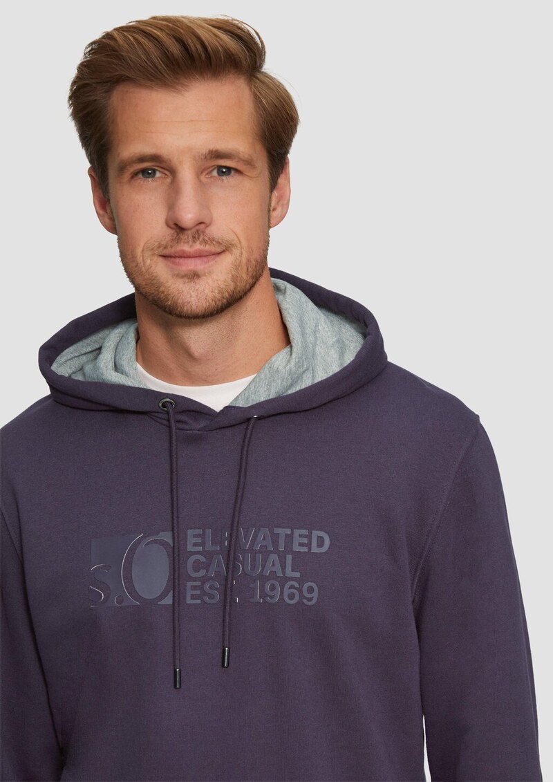 Hoodie mit Logo-Print