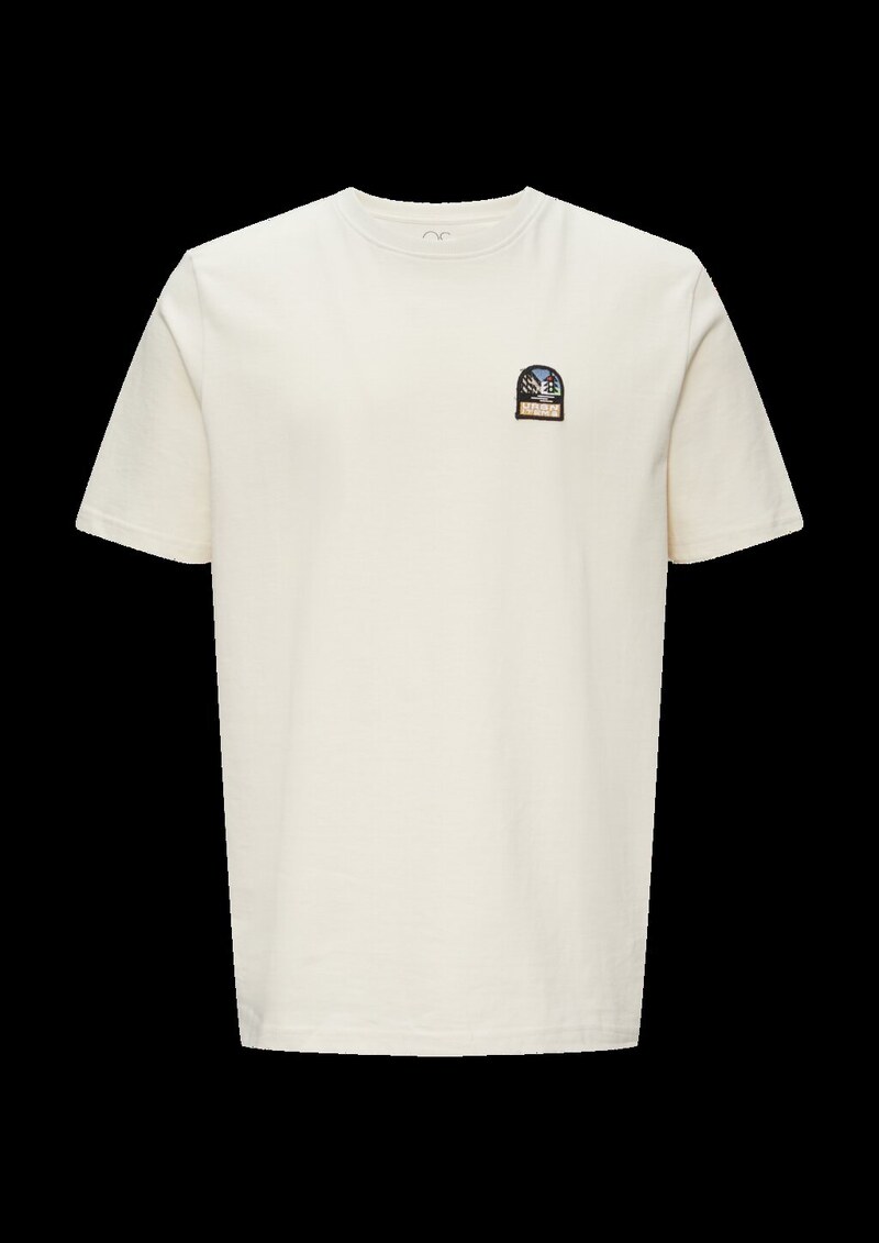 T-Shirt mit gesticktem Patch