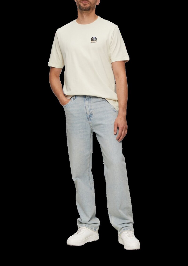 T-Shirt mit gesticktem Patch