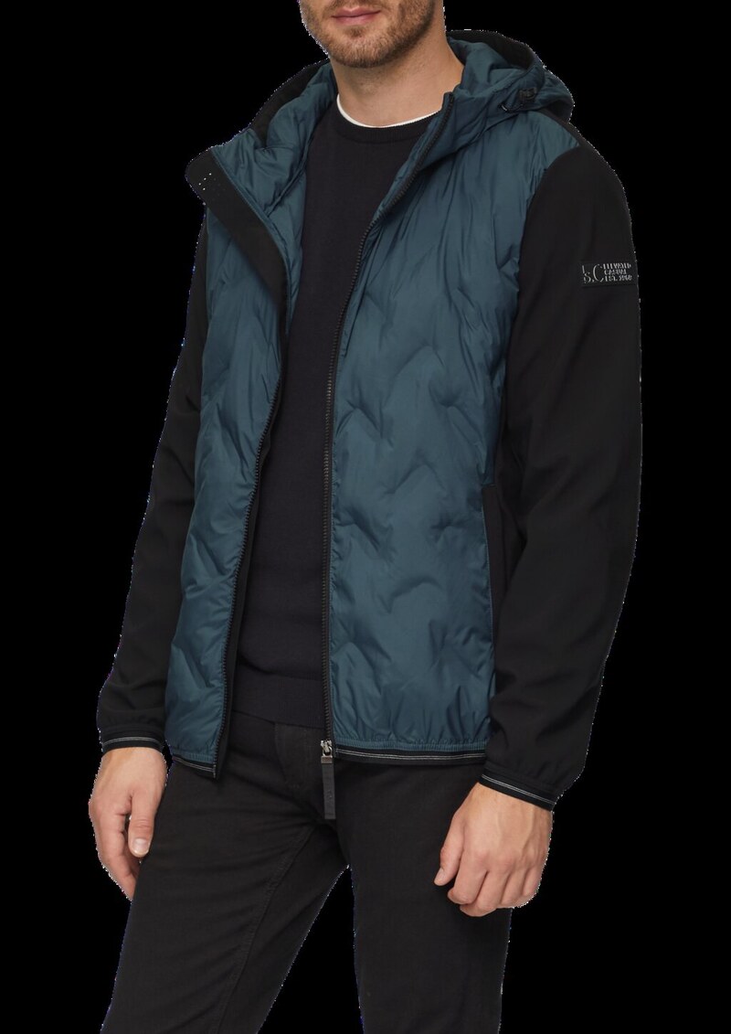 Leichte Steppjacke im Fabricmix