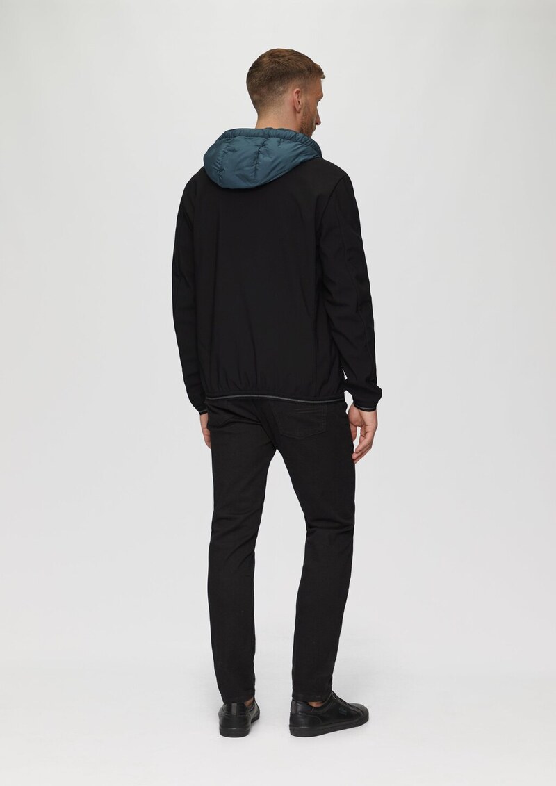 Leichte Steppjacke im Fabricmix