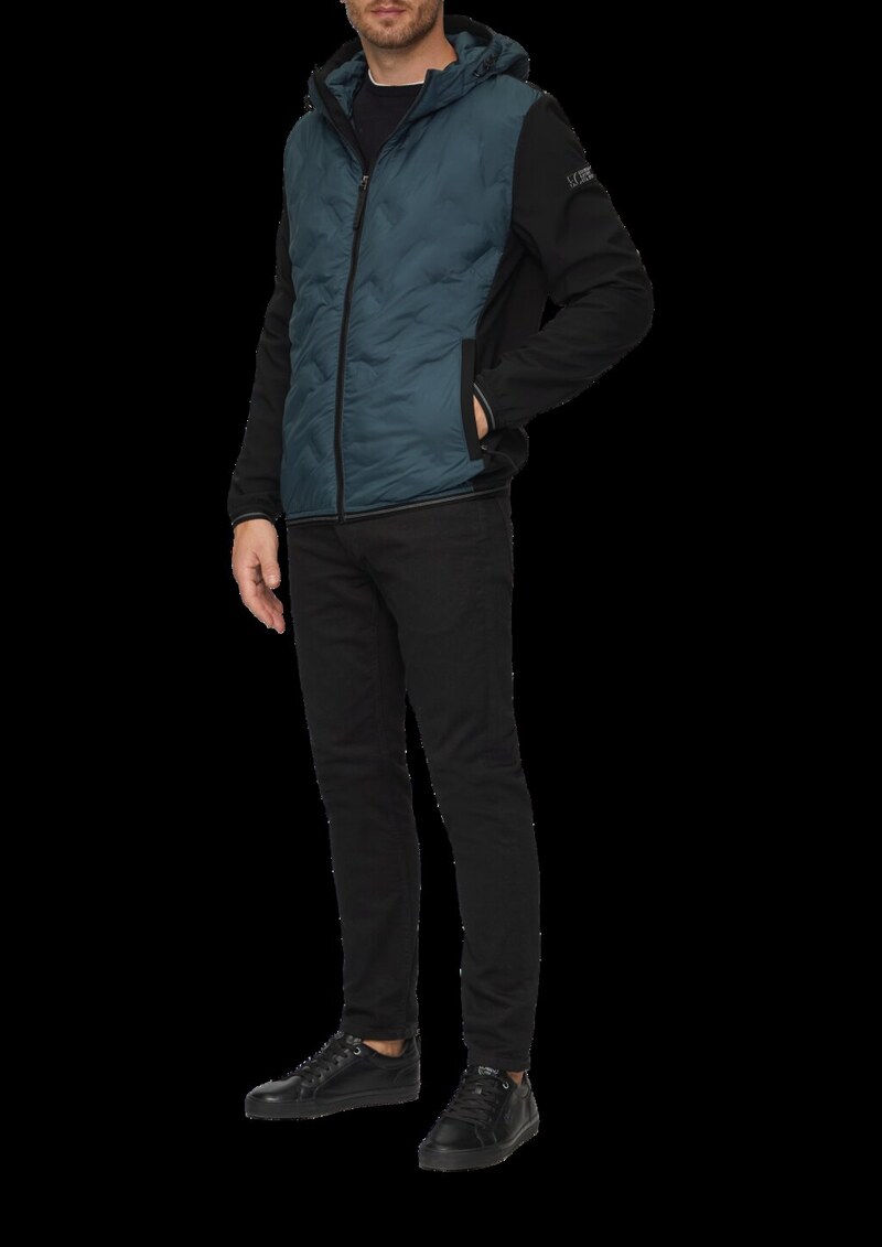 Leichte Steppjacke im Fabricmix