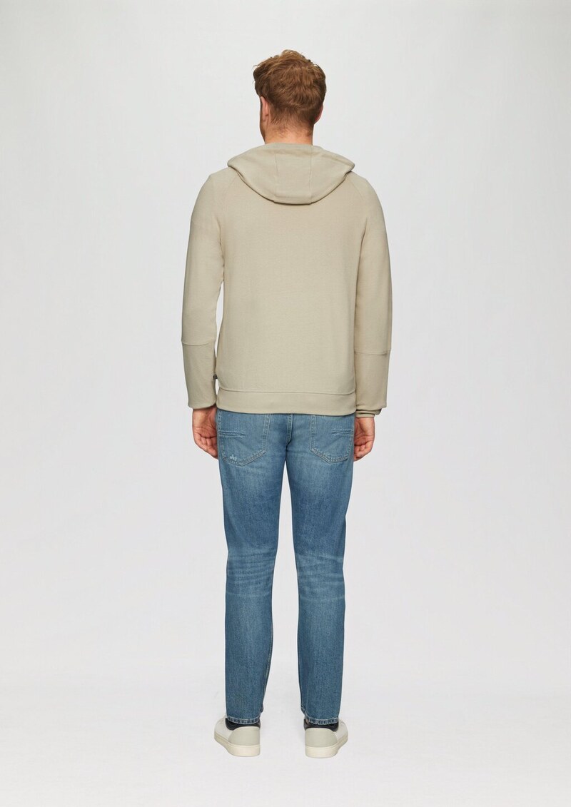 Leichte Sweatjacke mit Kapuze und Artwork