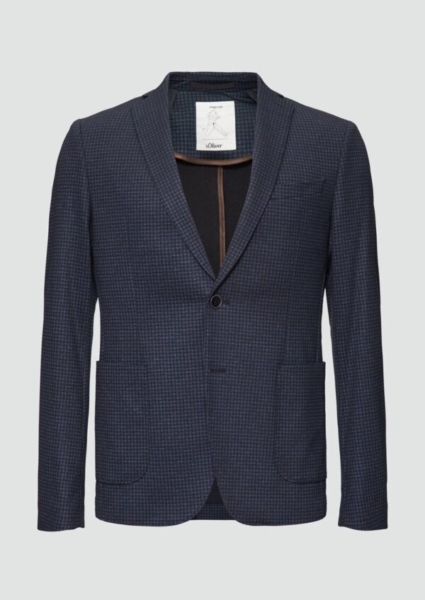 s.O JOGG: Sakko mit Hahnentrittmuster