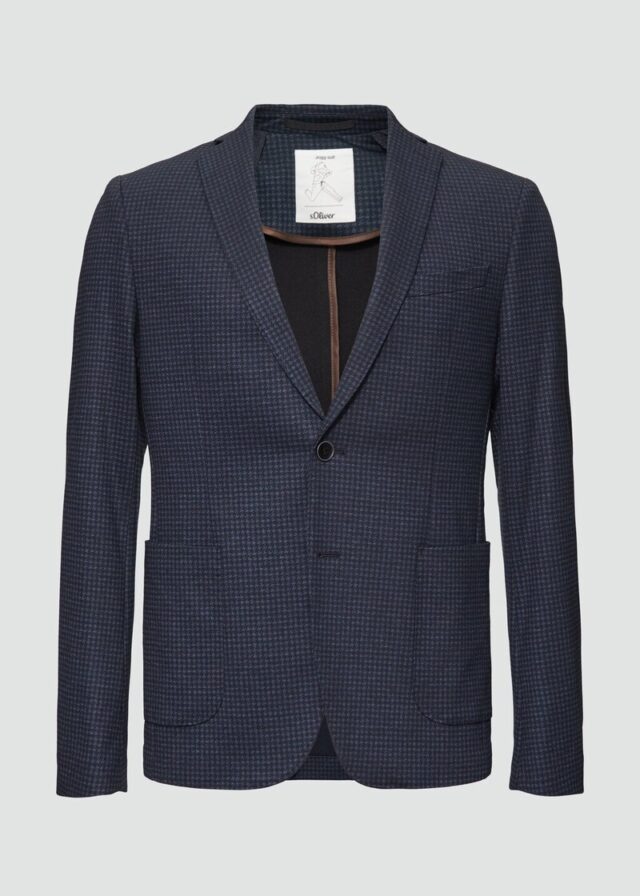 s.O JOGG: Sakko mit Hahnentrittmuster