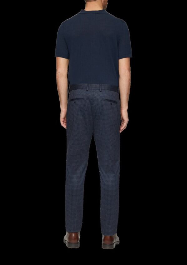 s.O JOGG: Anzughose mit Hahnentrittmuster