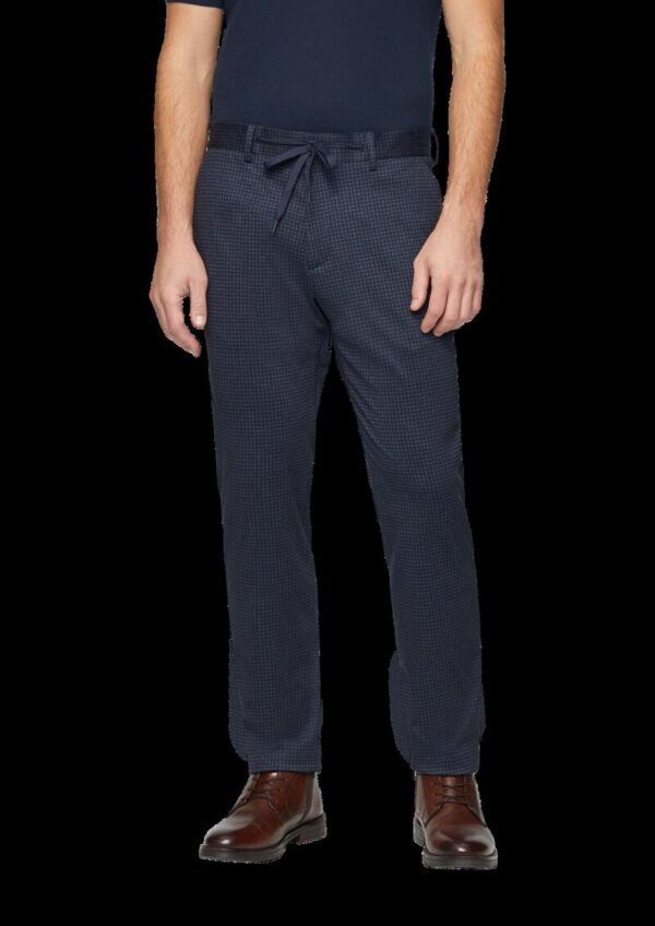 s.O JOGG: Anzughose mit Hahnentrittmuster