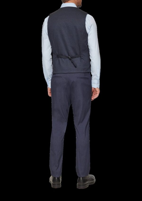 s.O Jogg: Anzugweste mit Hahnentritt-Muster