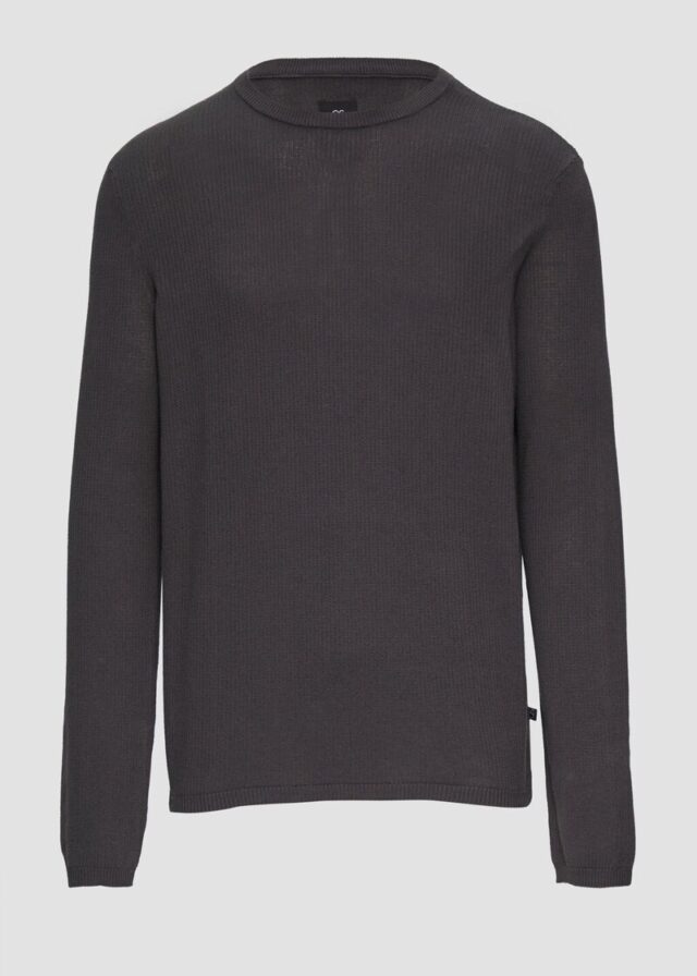 Strickpullover mit Rippstruktur