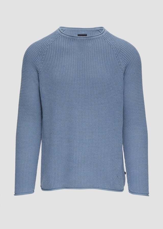 Locker gestrickter Pullover mit Waschung