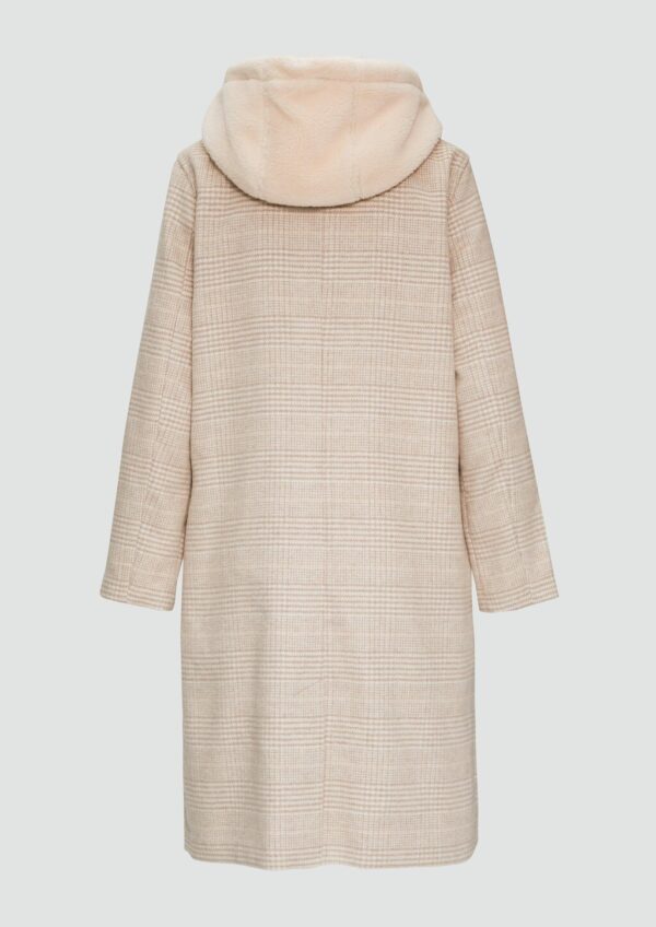 Wollmantel mit herausnehmbarem Teddy-Einsatz