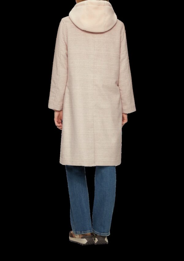 Wollmantel mit herausnehmbarem Teddy-Einsatz