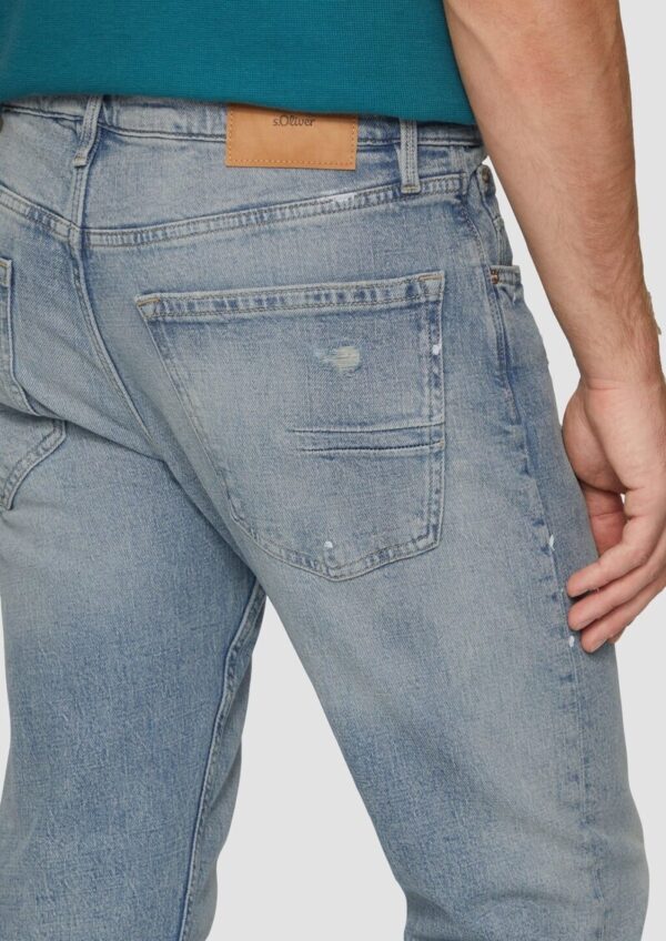 Jeans Benito / Regular Fit / Mid Rise / Straight Leg / mit Colour-Spots