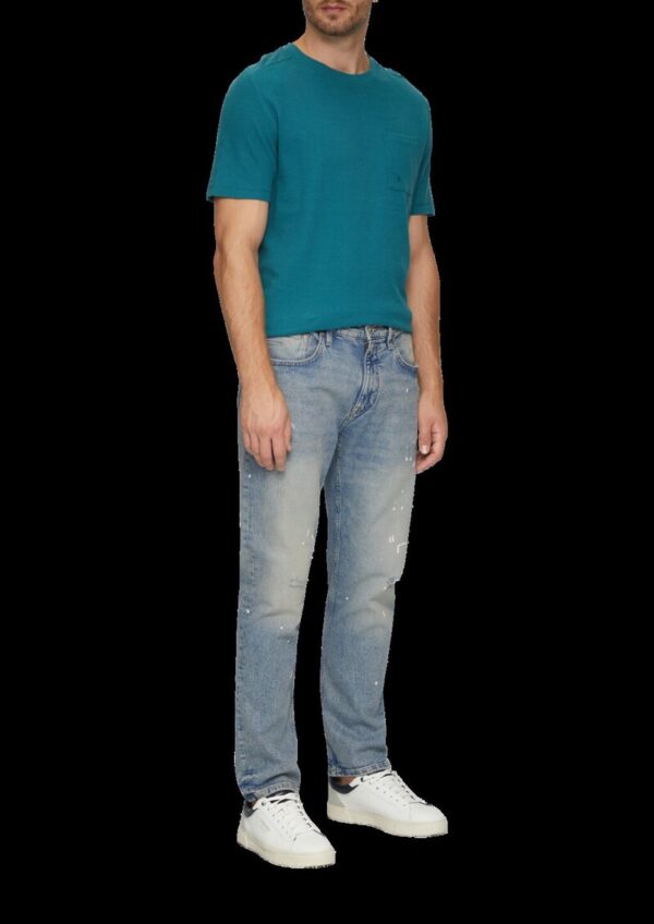 Jeans Benito / Regular Fit / Mid Rise / Straight Leg / mit Colour-Spots