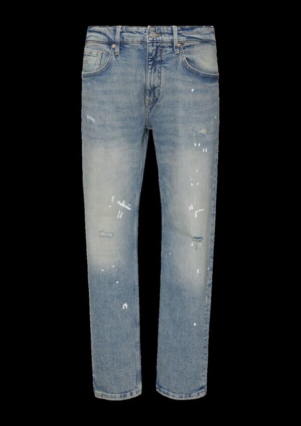 Jeans Benito / Regular Fit / Mid Rise / Straight Leg / mit Colour-Spots