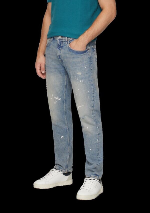 Jeans Benito / Regular Fit / Mid Rise / Straight Leg / mit Colour-Spots