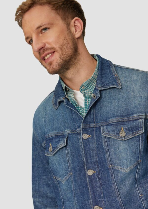Jeansjacke aus Baumwollstretch