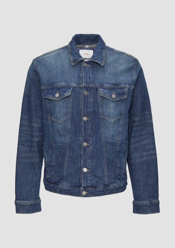 Jeansjacke aus Baumwollstretch