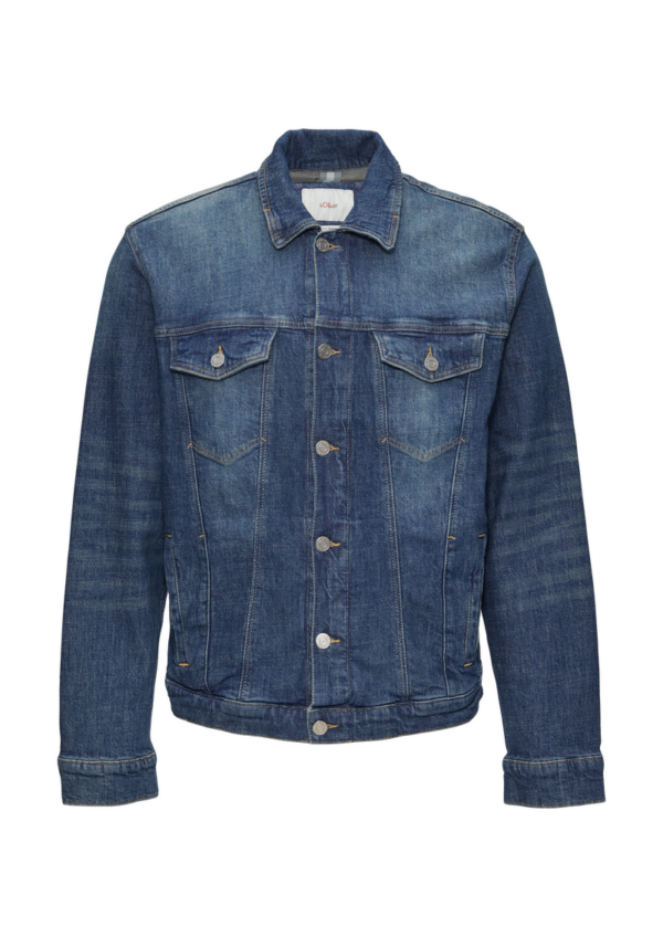 Jeansjacke aus Baumwollstretch