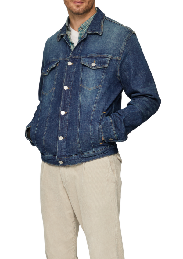 Jeansjacke aus Baumwollstretch