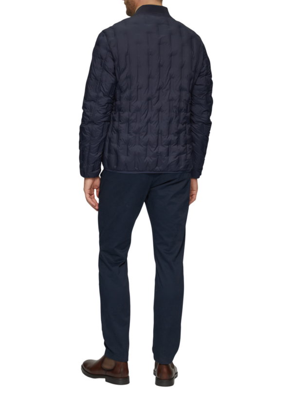 Leichte Steppjacke mit Strickkragen