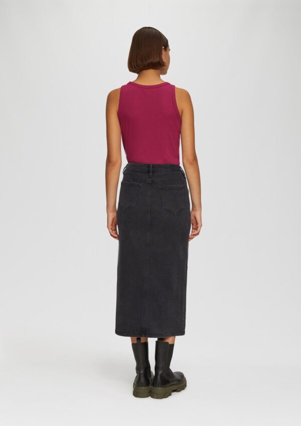 Jeansrock mit Sattelbund