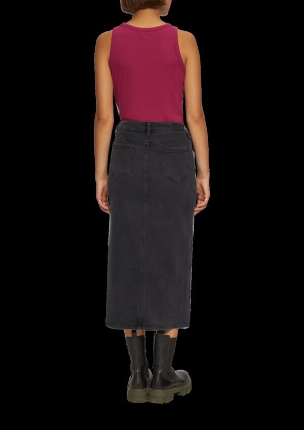 Jeansrock mit Sattelbund