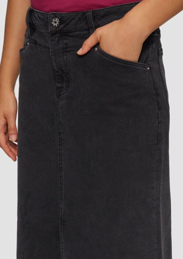 Jeansrock mit Sattelbund