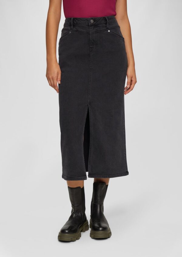 Jeansrock mit Sattelbund