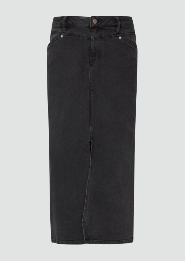 Jeansrock mit Sattelbund