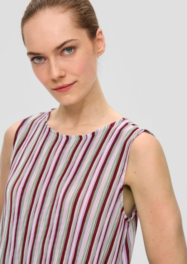 Plissiertes Top im Loose Fit