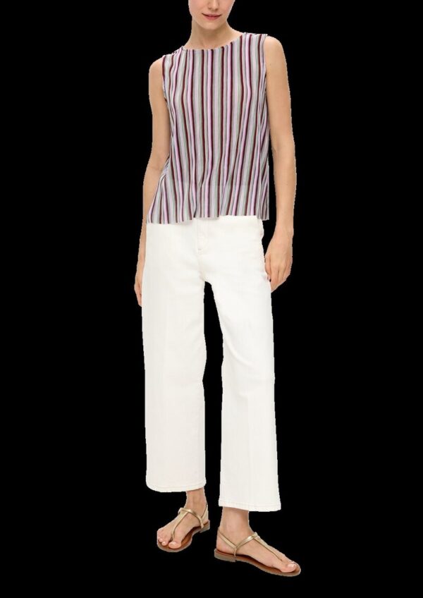 Plissiertes Top im Loose Fit