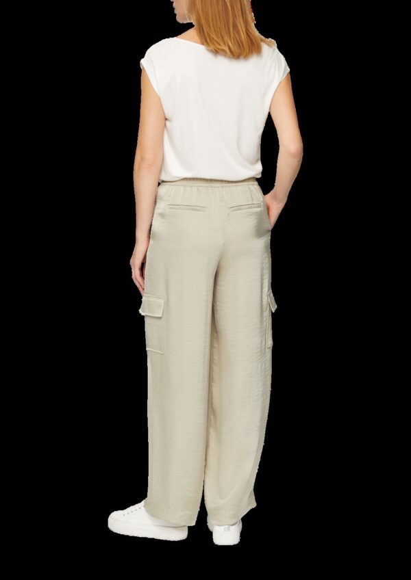 Cargohose aus Satin im Regular Fit