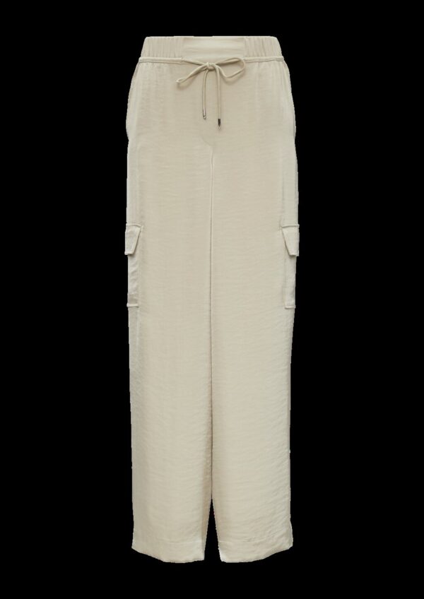 Cargohose aus Satin im Regular Fit
