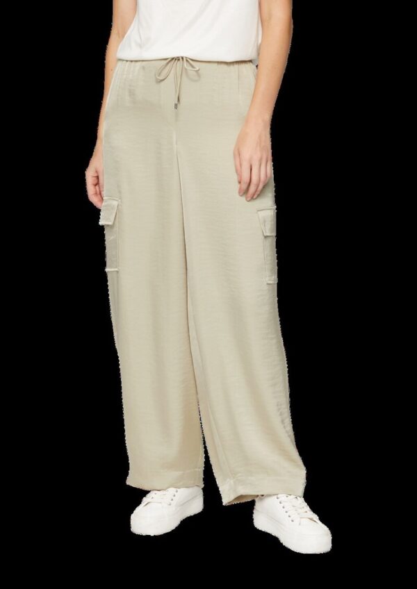 Cargohose aus Satin im Regular Fit