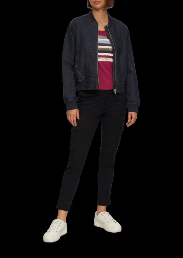 Chinohose Betsy mit Cargotaschen und Ziernähten