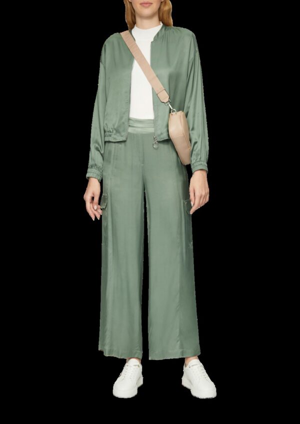 Satinhose mit Cargotaschen