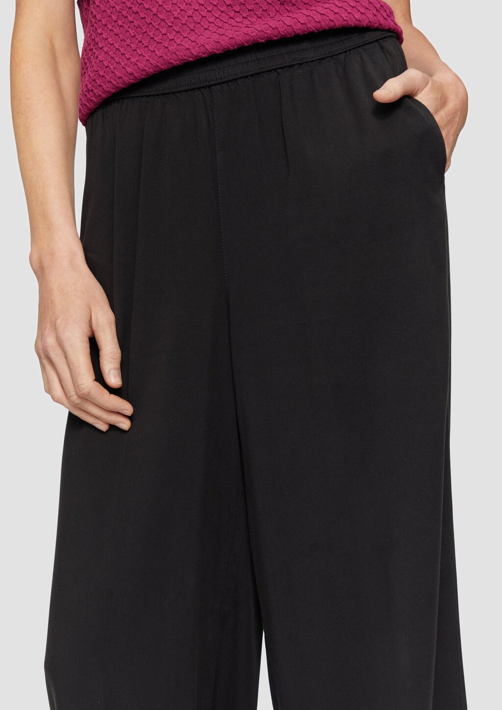 Lyocellhose mit weitem Bein